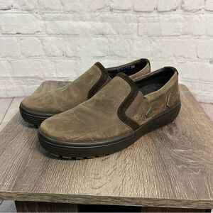 Ecco Soft 7 Tred Slip On - Gore Tex - Mens 41 US 7 Brown Coffee Leather Suede